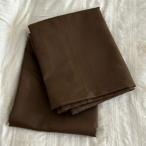 𝅺Blackout shades Curtains 42 X 84, two matching panels- brown